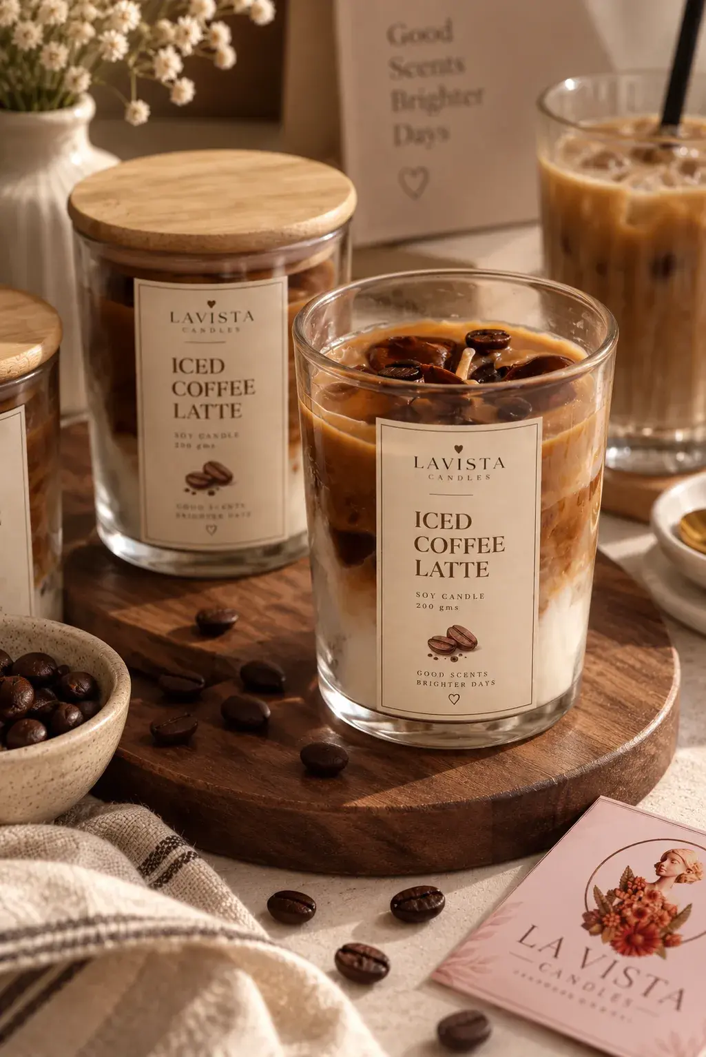 Café Velvet | Iced Coffee Latte Candle